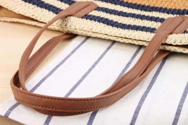 Sac Cabas Paille Pour la Plage