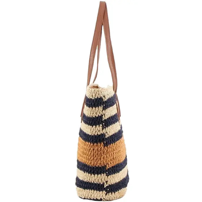 Sac Cabas Paille Pour la Plage