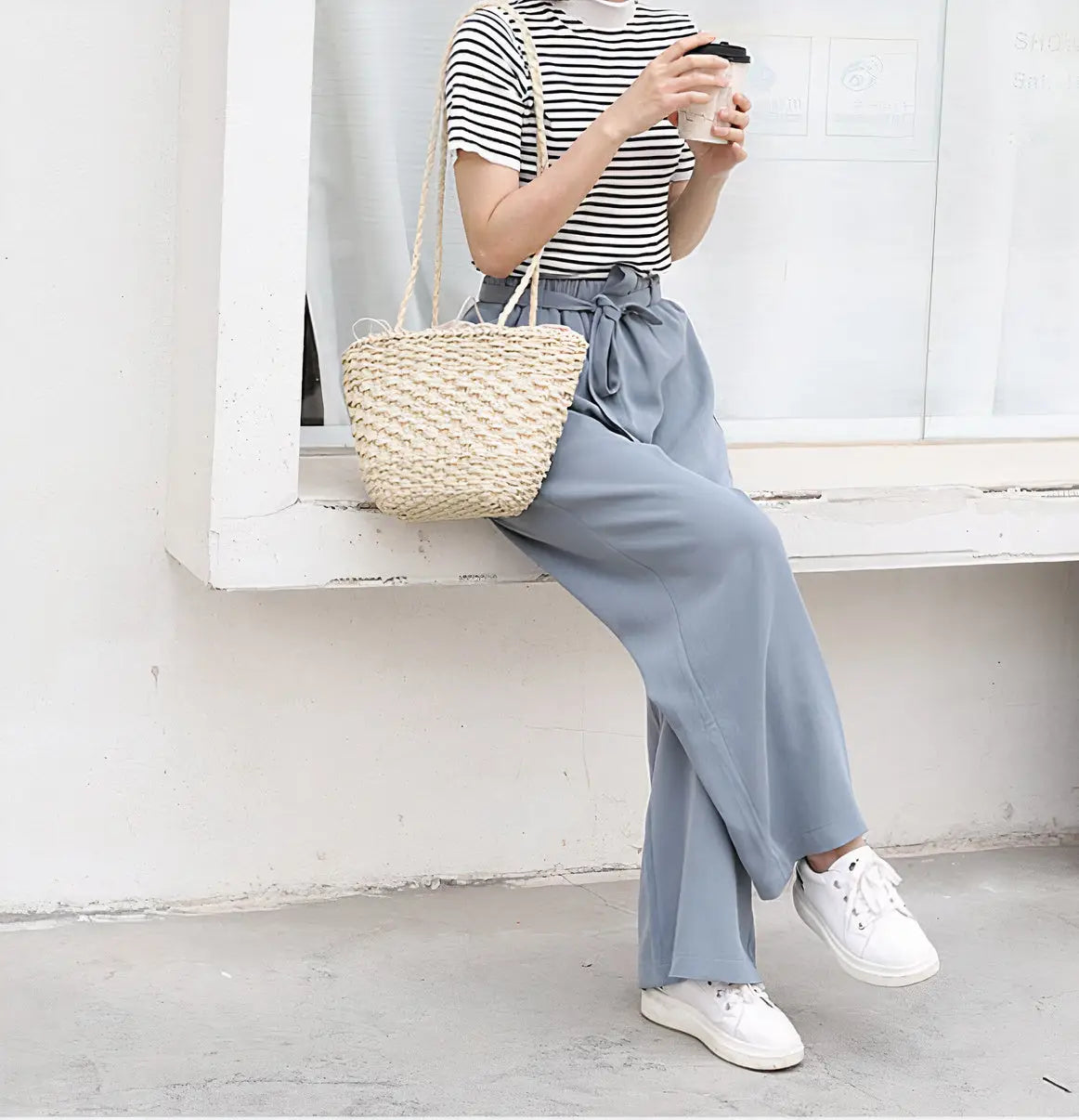 Sac Cabas Paille Style Bohème