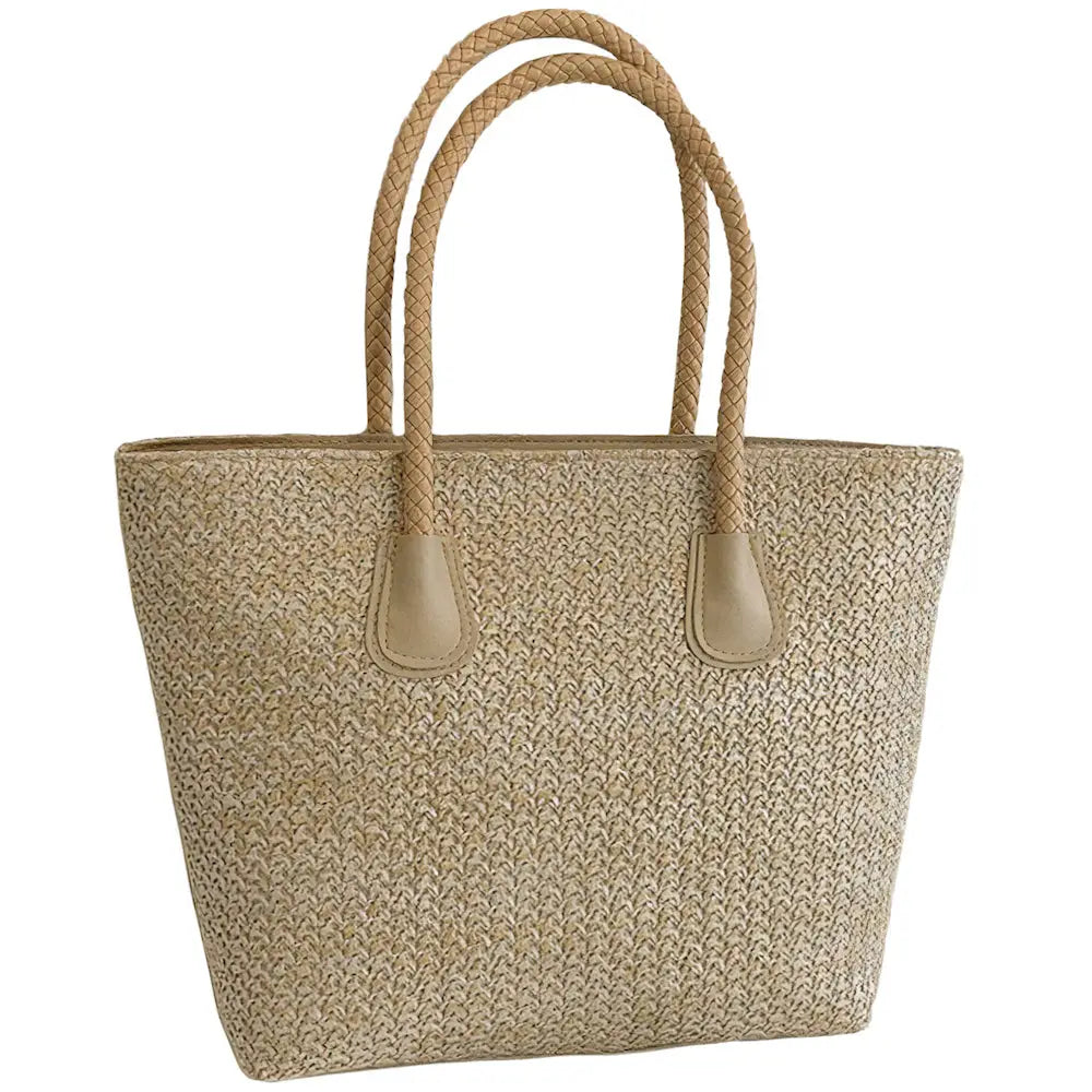 Sac Cabas Paille Tressé