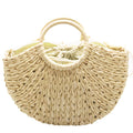 Petit Sac Tressé Beige