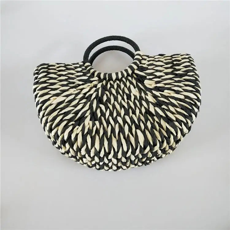Sac Cabas Paille Vintage
