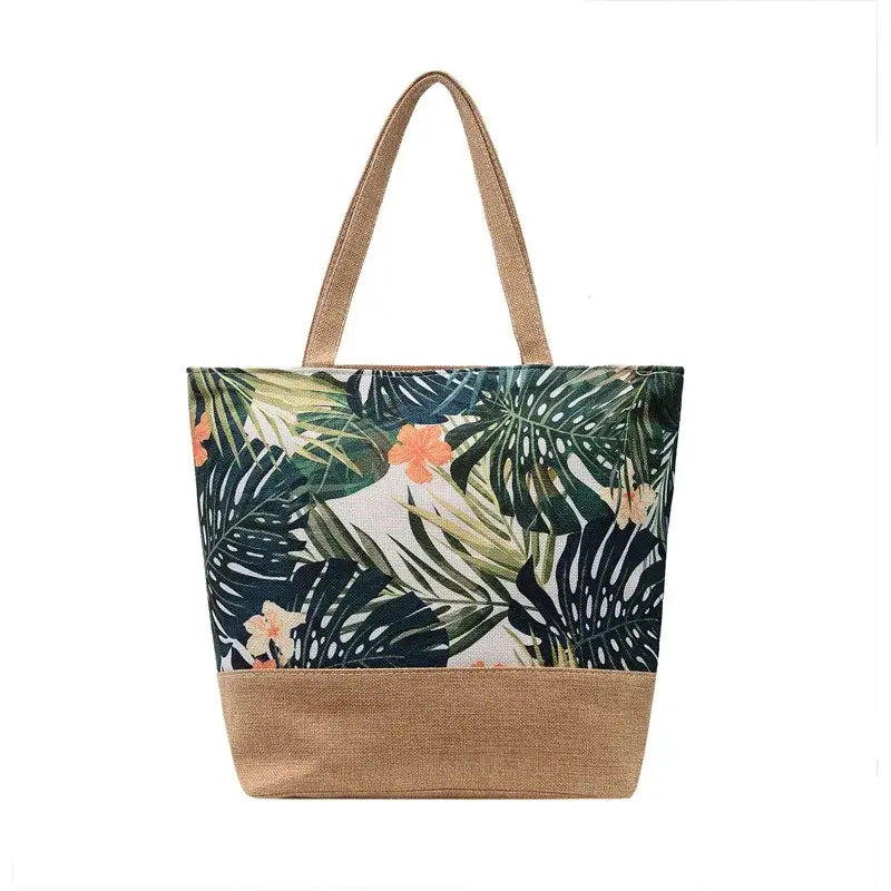 sac de plage en tissu canvas