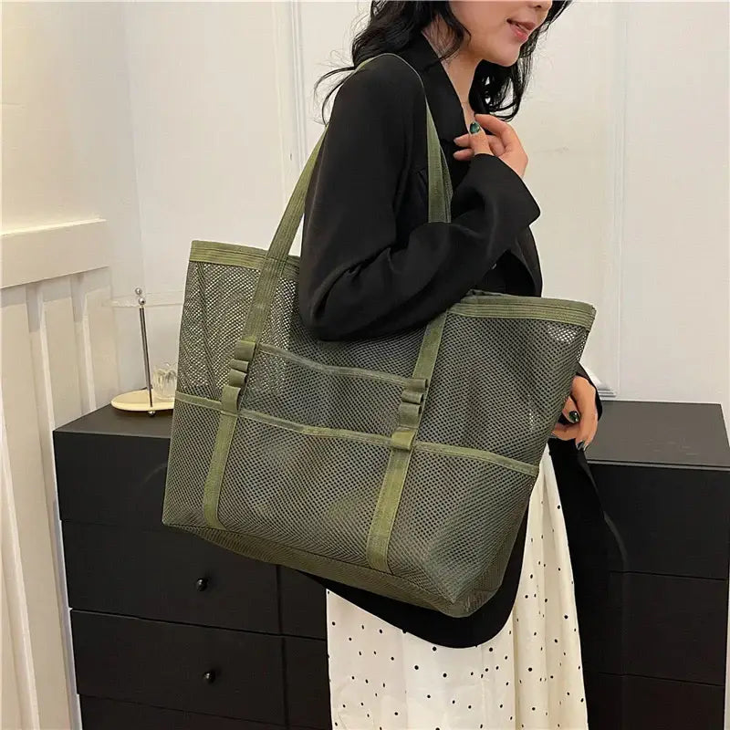Sac de Plage en Maille