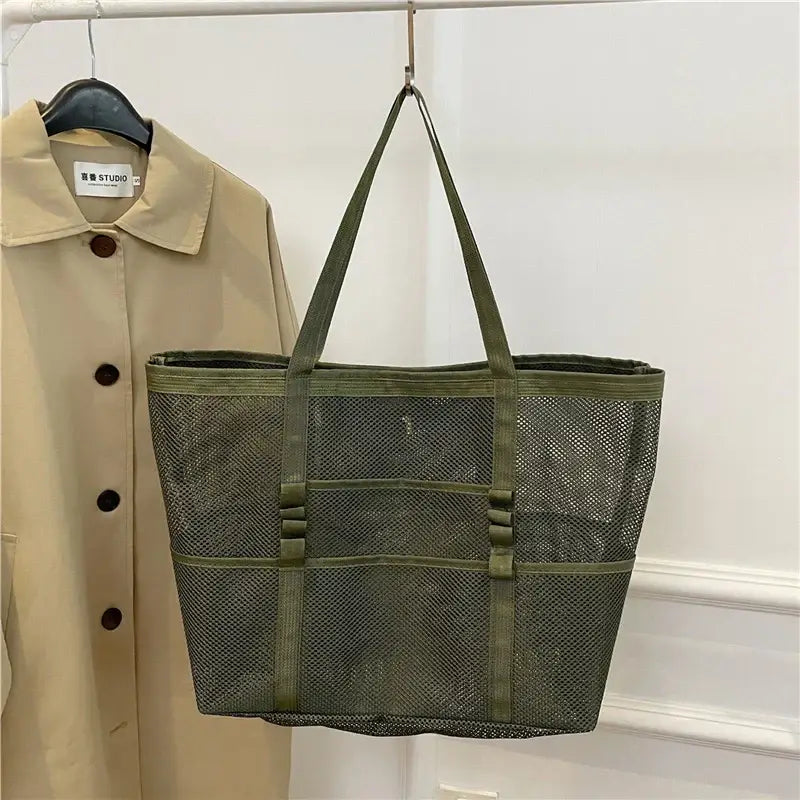 sac de plage en mesh