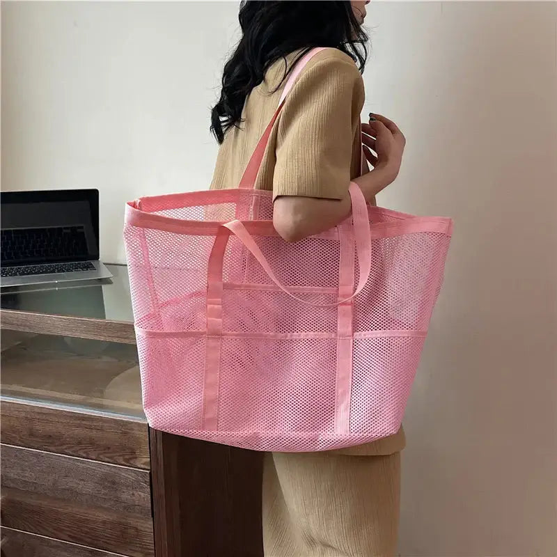 Sac de Plage en Maille