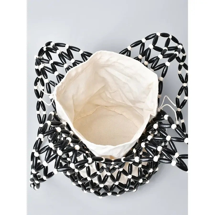 Sac De Plage en Perle De Bois