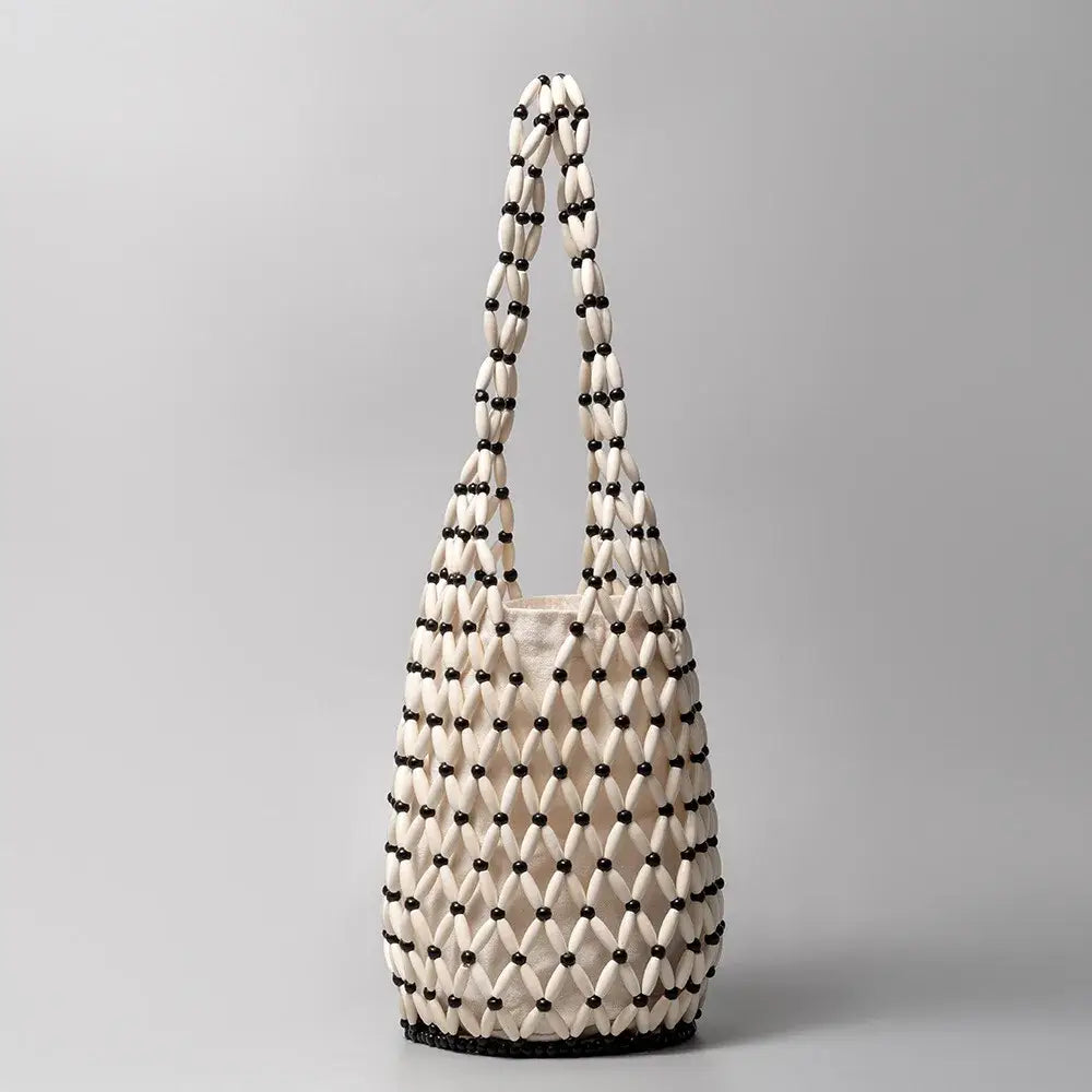 Sac De Plage en Perle De Bois