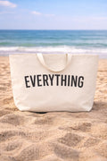 sac de plage famille blanc