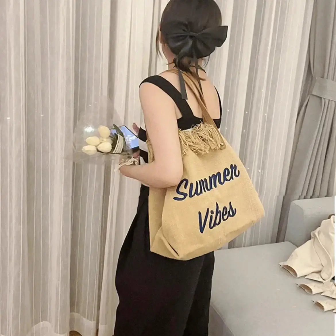 Sac de Plage Femme ’Summer Vibes’