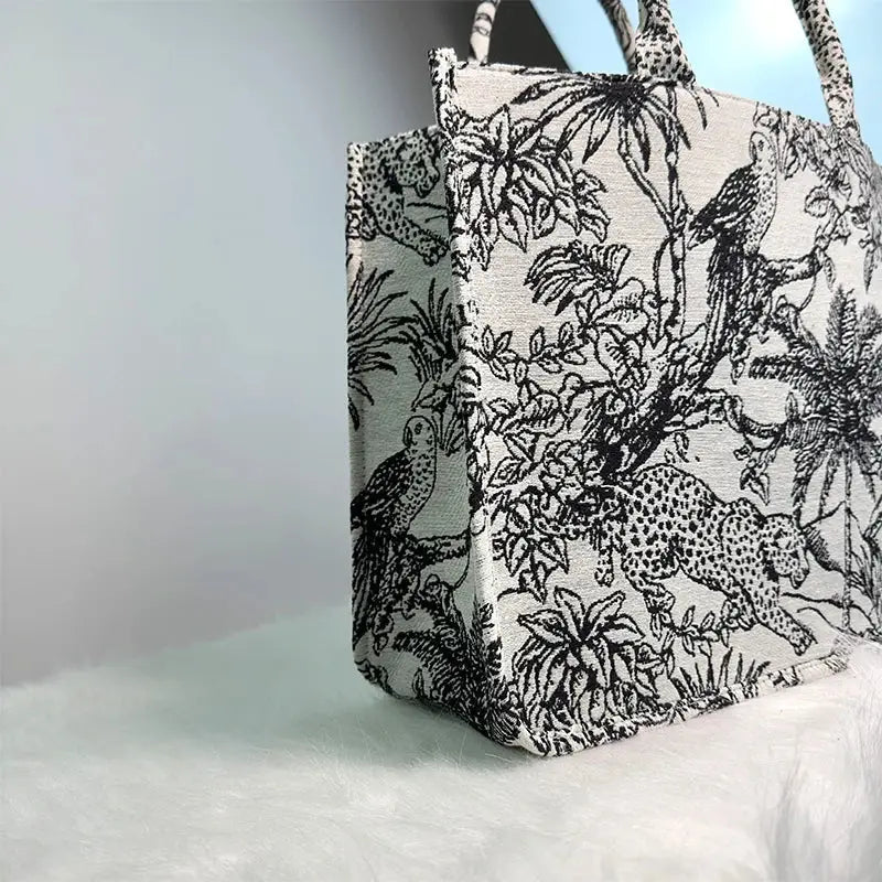 Sac de Plage Grand Motif Savane