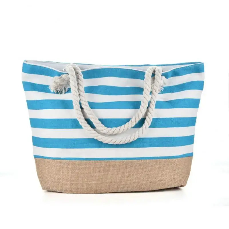 grand sac de plage raye