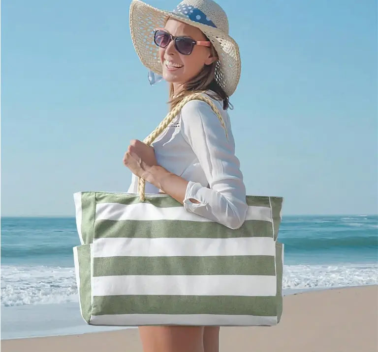 Sac de Plage XXL Rayé