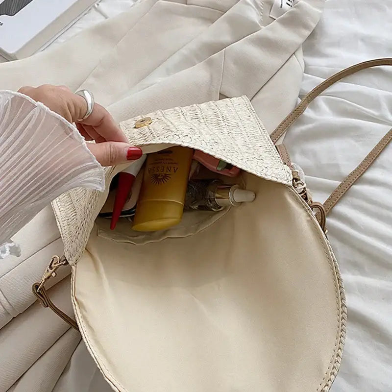 Sac en Paille Bandouliere