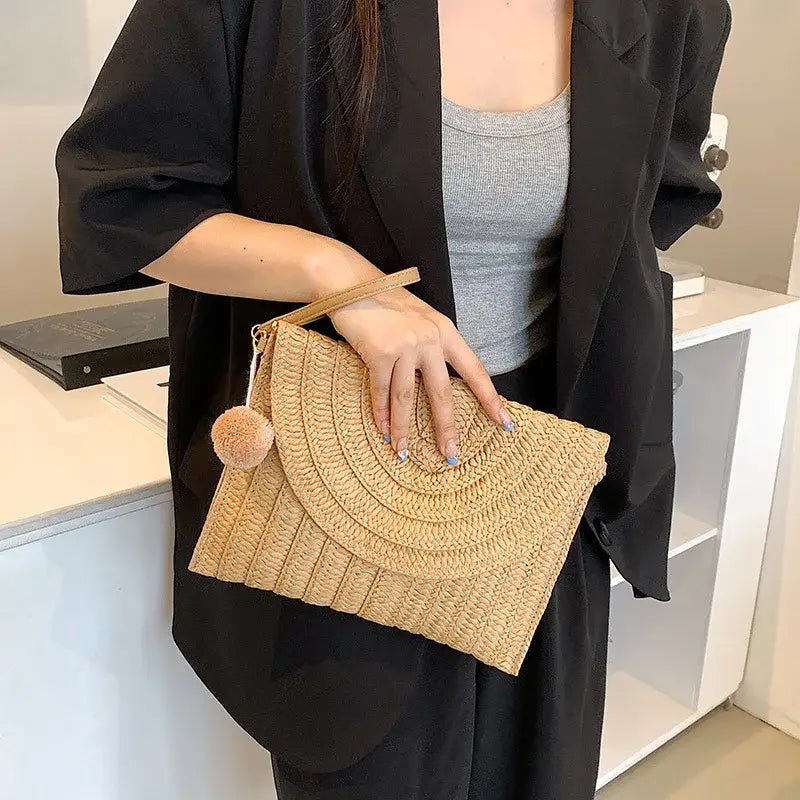 Sac en Paille Bandouliere