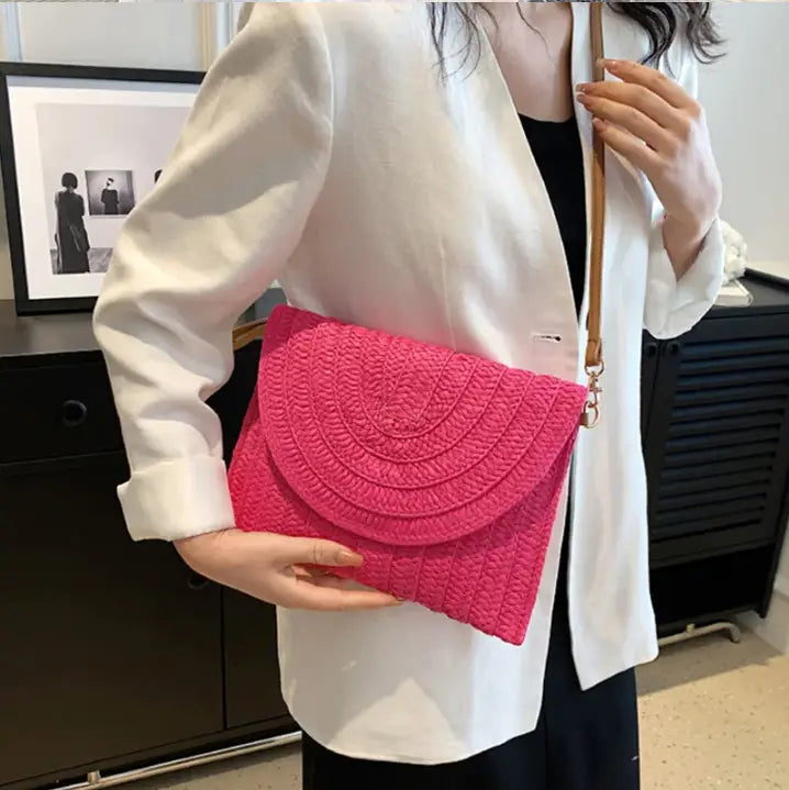 Sac en Paille Bandouliere
