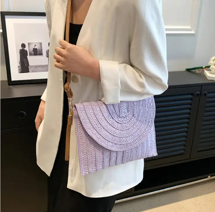 Sac en Paille Bandouliere