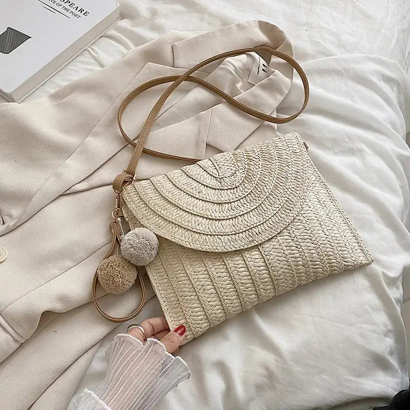 Sac en Paille Bandouliere