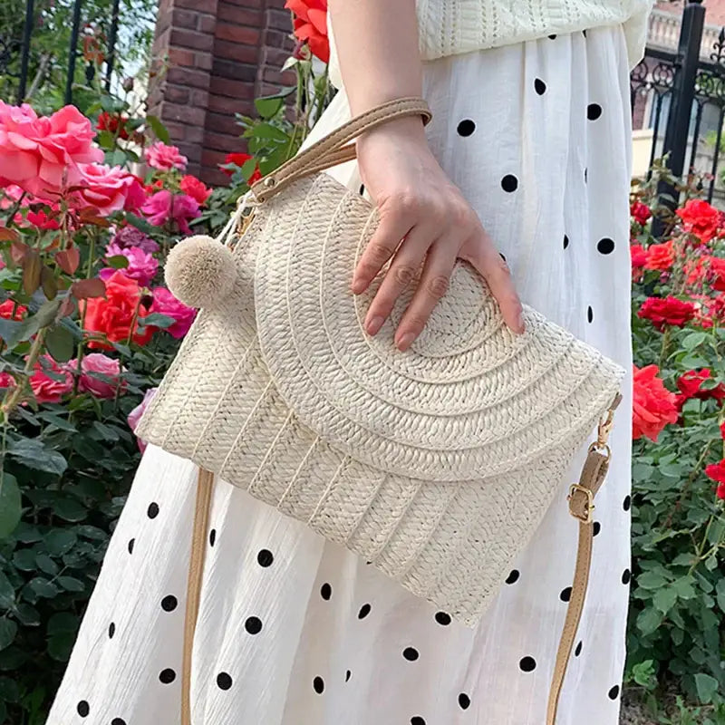 Sac en Paille Bandouliere