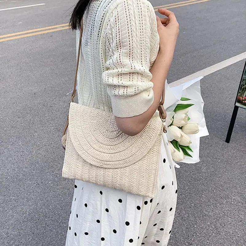 Sac en Paille Bandouliere