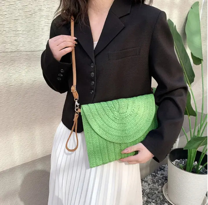 Sac en Paille Bandouliere