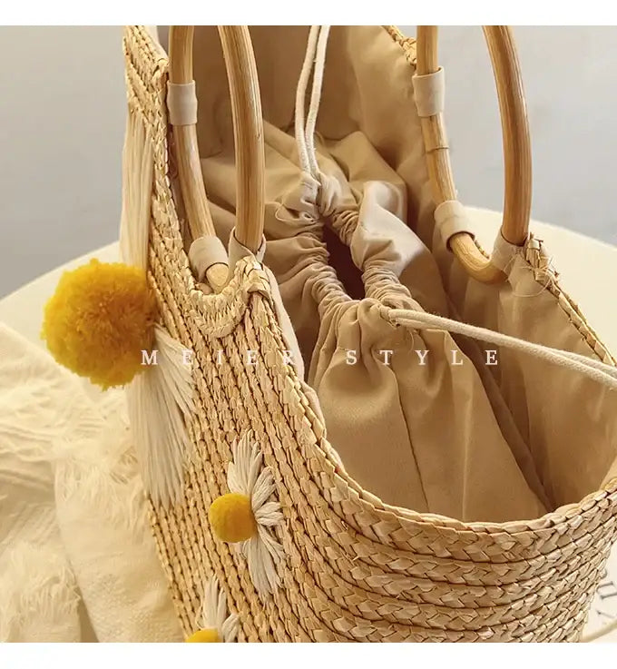 Sac Panier en Paille