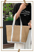 sac raphia luxe sequins