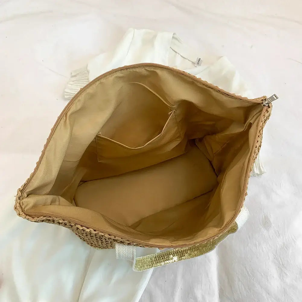 Sac Raphia Luxe
