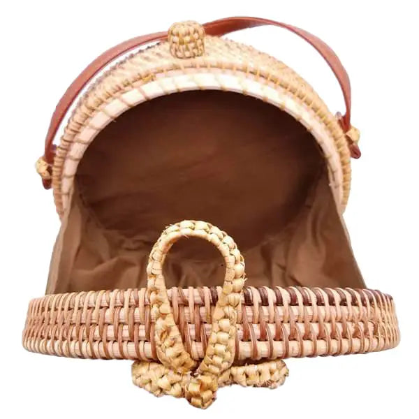 Sac Rond Osier Rond de Bali