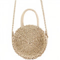 Sac Bandoulière Rond Paille