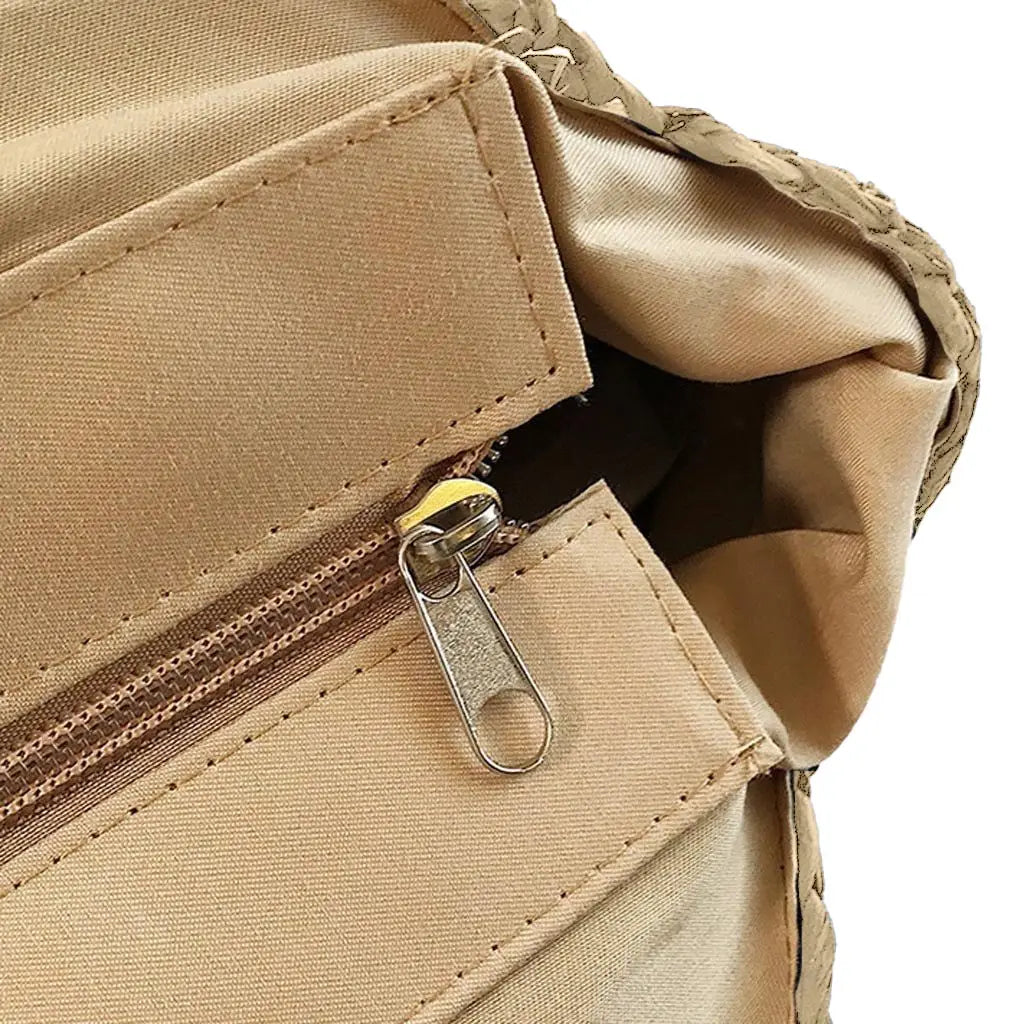 Sac Rond Paille de Plage