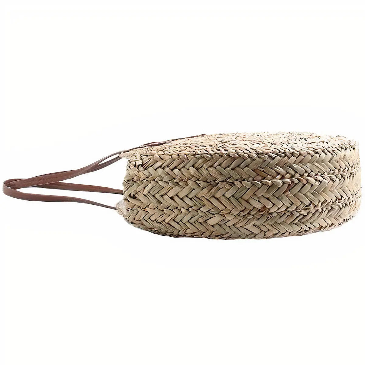 Sac Rond Paille Femme