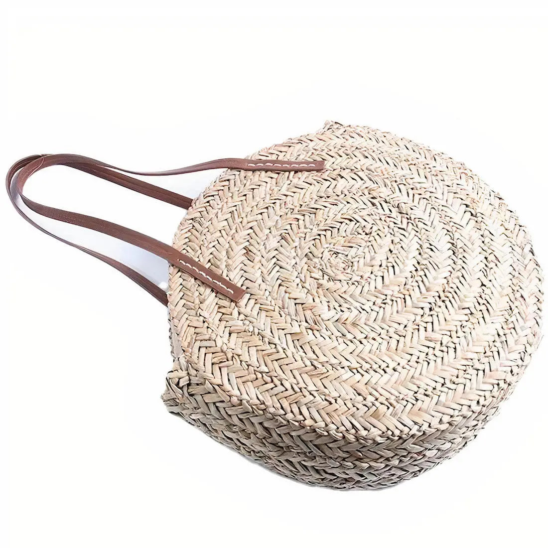 Sac Rond Paille Femme