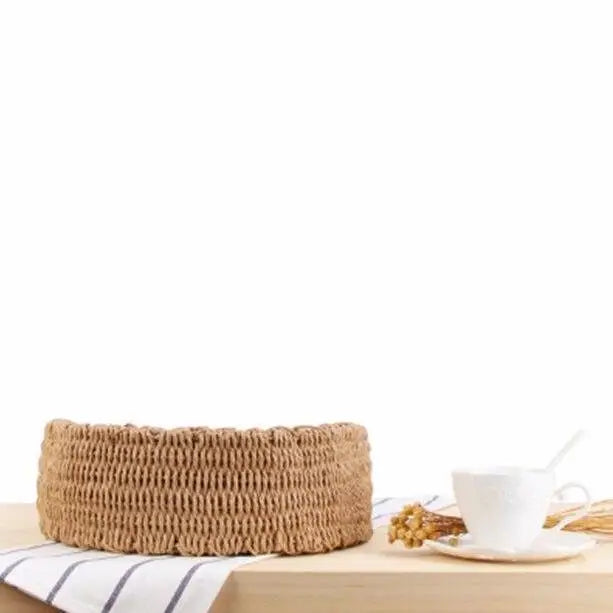 Sac Rond Paille Forme Ronde