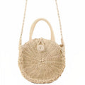 Sac En Paille De Forme Ronde