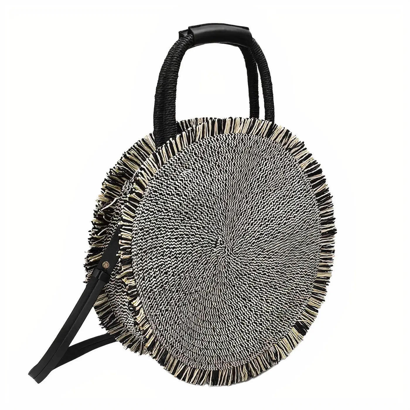 Sac Rond Paille Joli