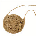 Sac Rond Paille Souple