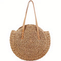Sac Rond Paille Tendance