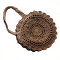 Sac Rond Paille Tissé